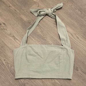 Pacsun Kendall and Kylie halter crop top